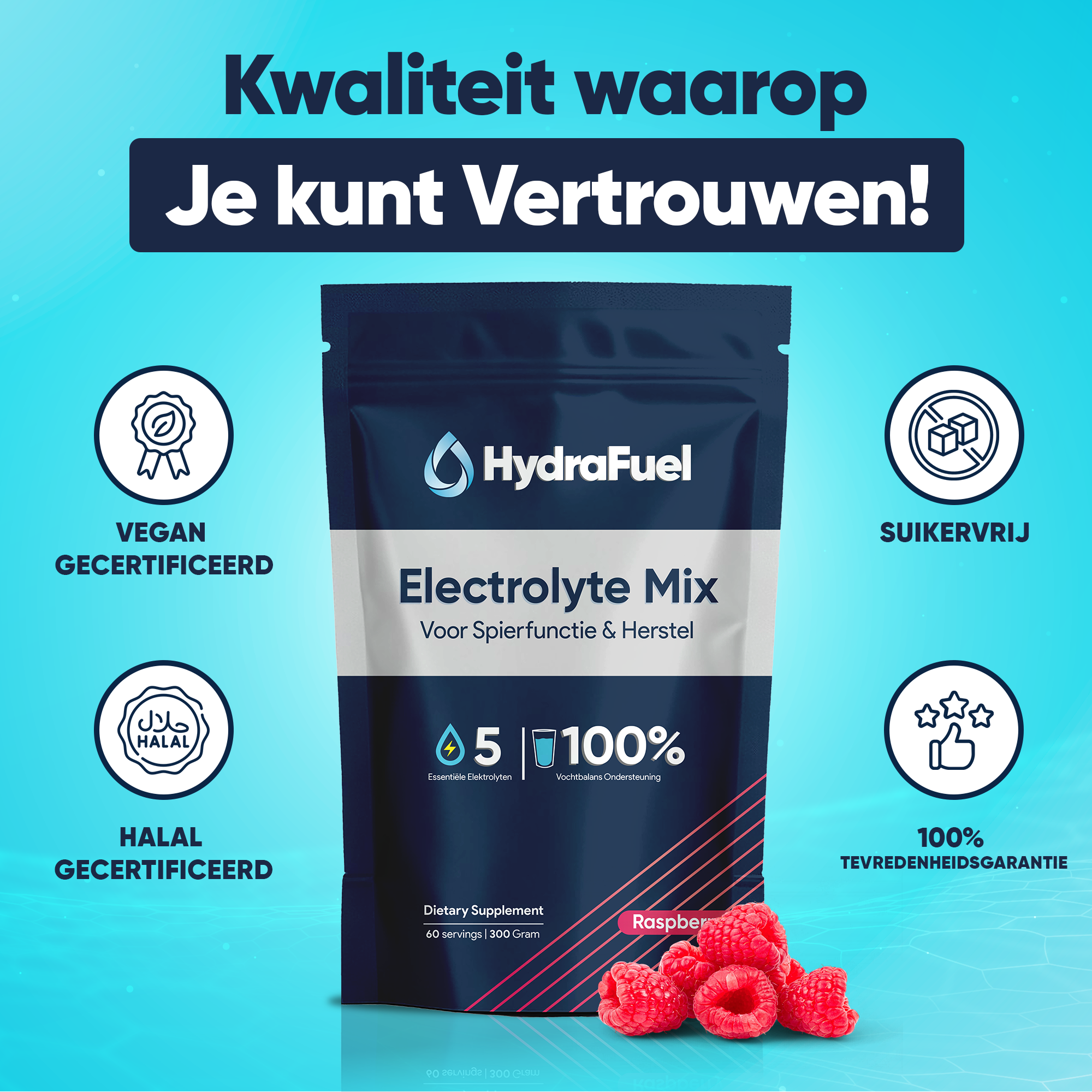Hydrafuel Electrolyte Mix - 60 servings + GRATIS E-Book